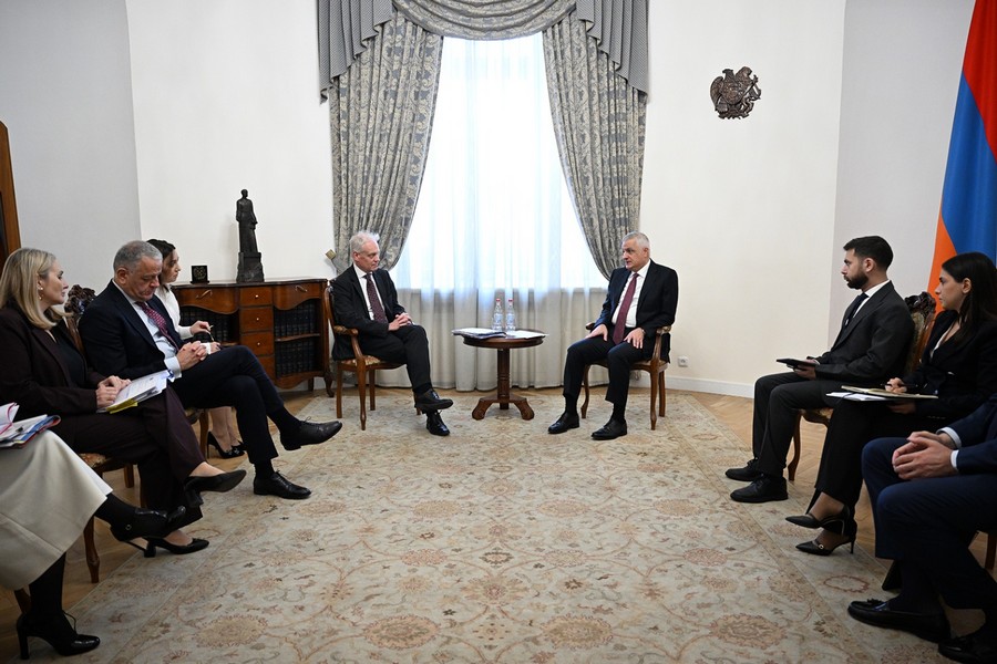 Mher Grigoryan and Gert Jan Koopman co-chaired the fifth meeting of the Joint EU–Armenia Task Force