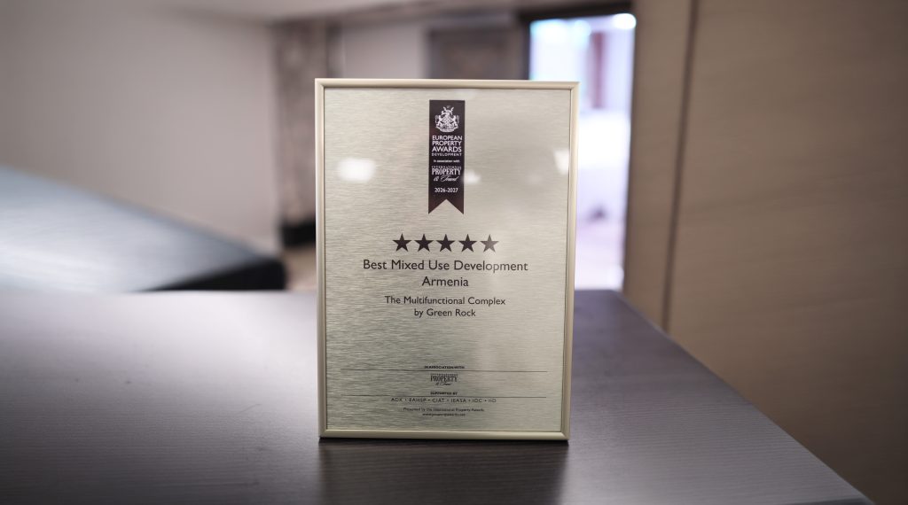 Green Rock Wins Five-Star Recognition at the International Property Awards for Its Multifunctional Complex in Dilijan