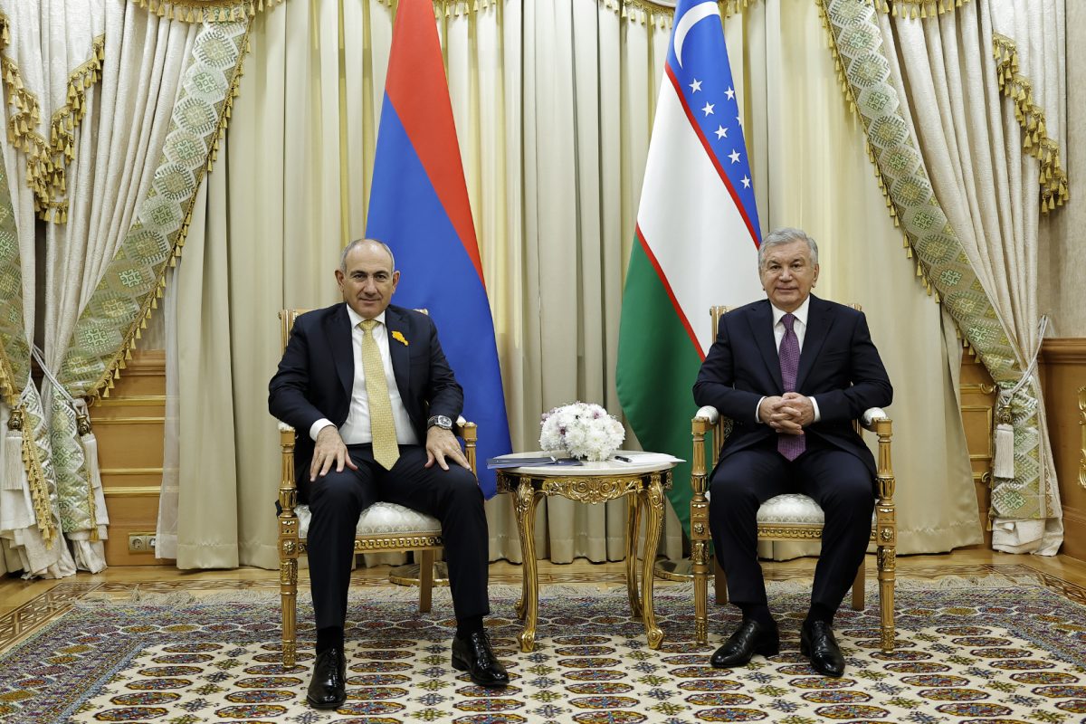 Armenian PM, Uzbek President discuss bilateral relations and regional developments