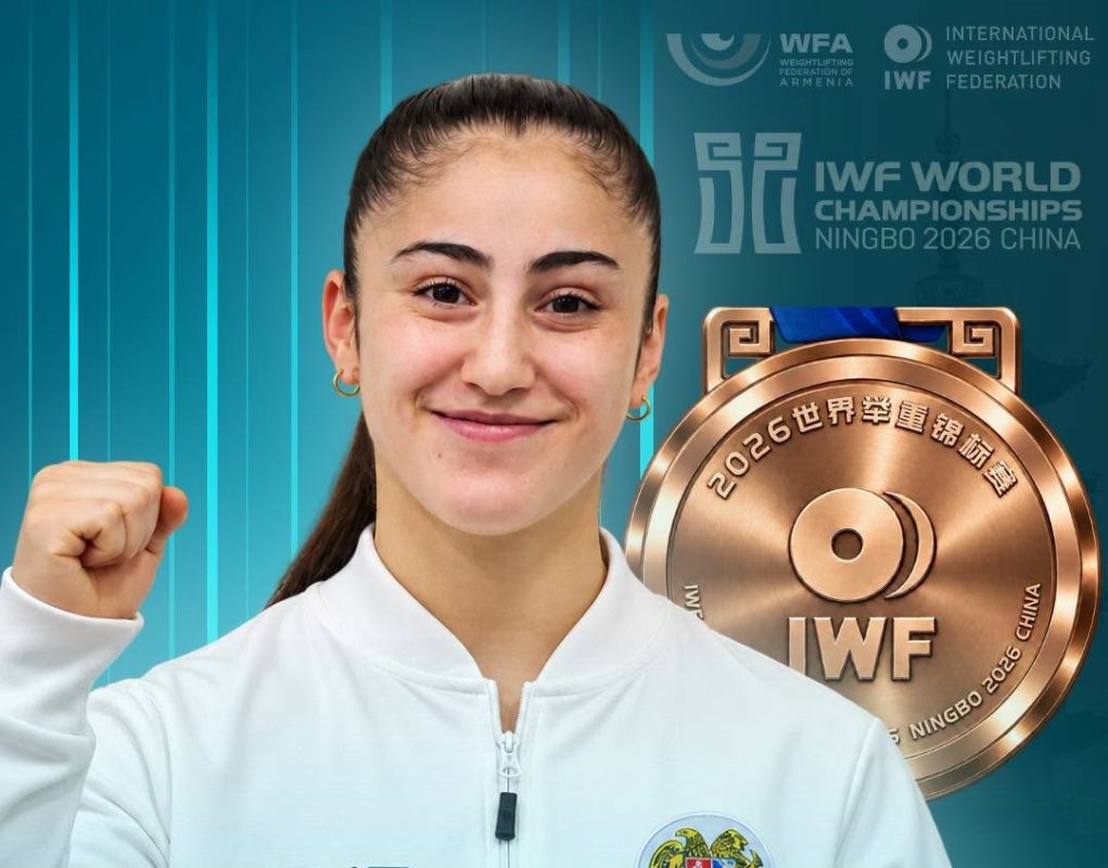 Armenia’s Alexandra Grigoryan wins bronze at World Weightlifting Championships