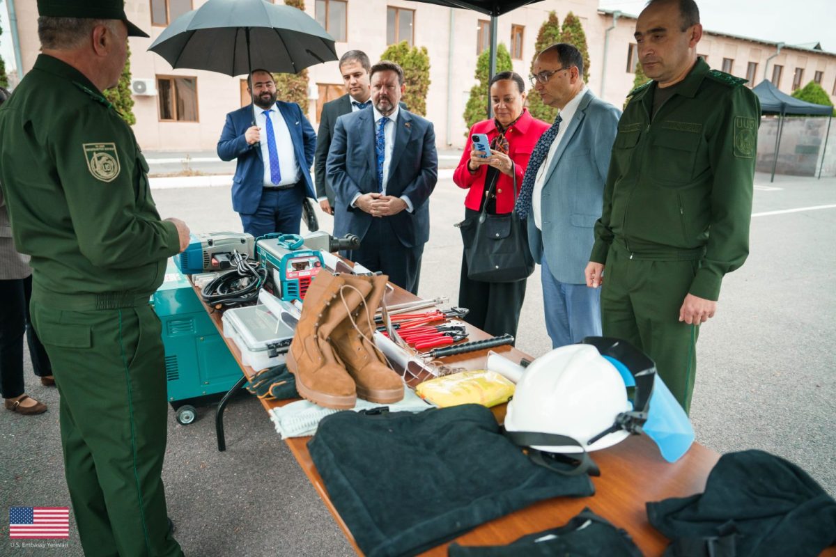 US donates $1.4 million worth of vehicles and equipment to Armenia’s Border Guard Troops