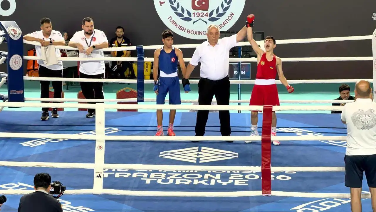 Ermeni boksör, Türkiye’deki şampiyonada Türk rakibini mağlup etti