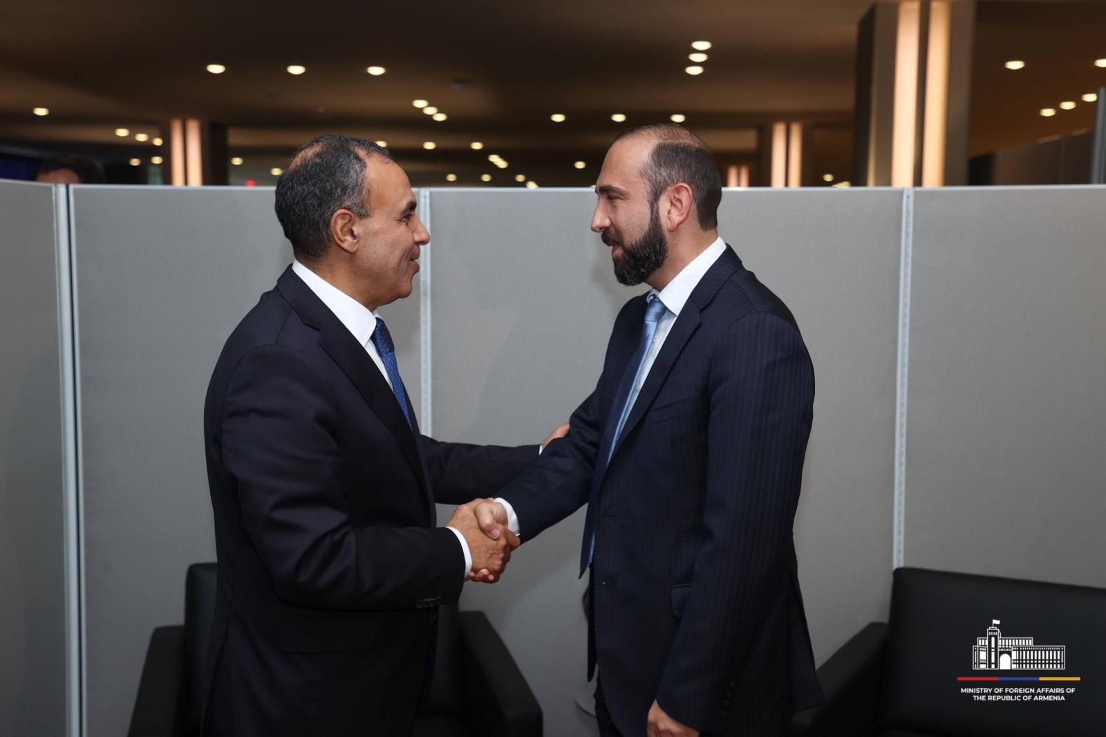 Ermenistan ve Mısır dışişleri bakanları bölgeyi ve ikili işbirliğini görüştü