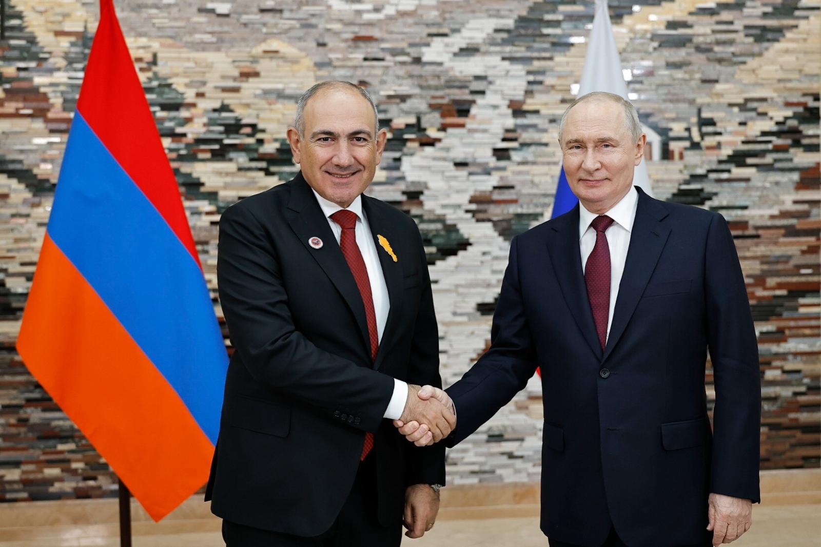 Pashinyan congratulated Putin on his birthday.