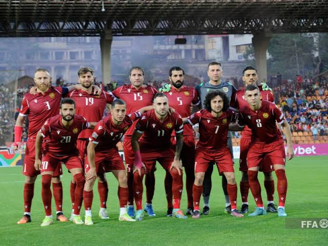 FIFA’nın yeni sıralamasında Ermenistan Milli Takımı kaçıncı sırada?