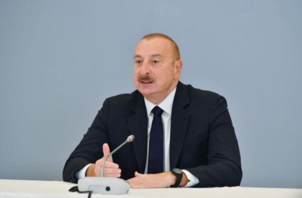 Ալիևը հայտարարել է, թե «Զանգեզուրի միջանցքն» ավելի կամրապնդի Ադրբեջանի դերը՝ «որպես տարածաշրջանային կենտրոնի»