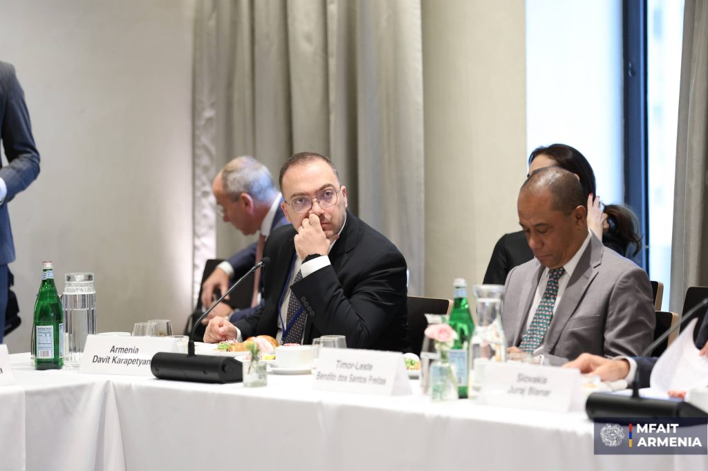 "The mandate of the International Criminal Court must be implemented independently and impartially." David Karapetyan in New York