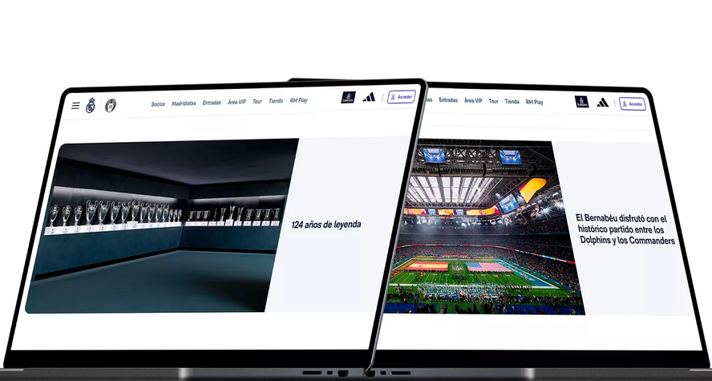 It is known that the football club's website has the most visits in the world.