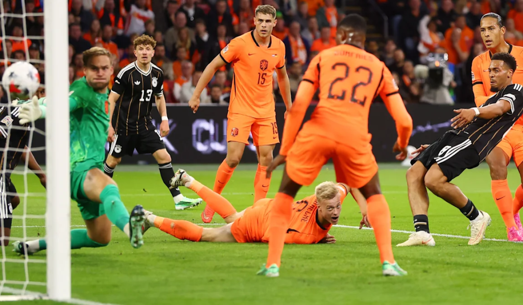 Van Dijk called Germany's goal a disgrace. VIDEO