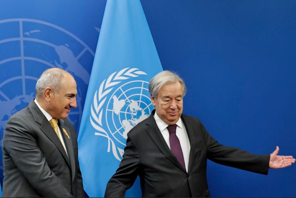 Փաշինյանն ու Գուտերեշը քննարկել են COP17-ի անցկացումն ու տարածաշրջանային խաղաղությունը