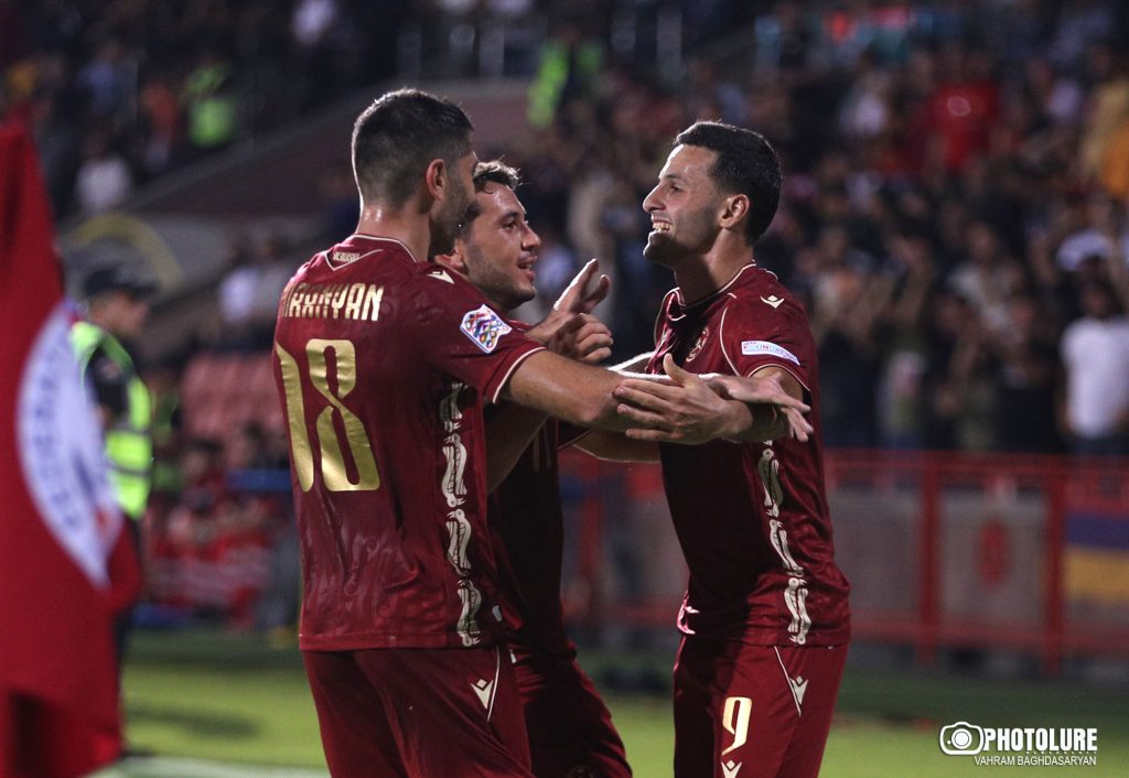 Armenia's national team has retained its position in the Fifa classification chart