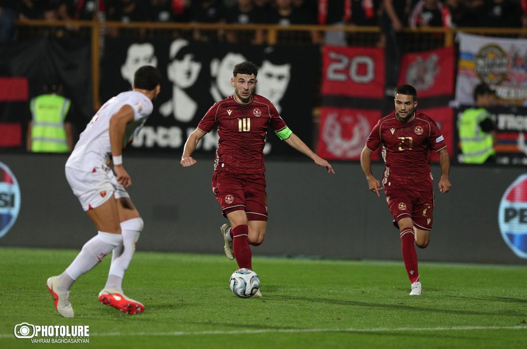 Nations League: Armenia national team suffers painful defeat against Montenegro. VIDEO