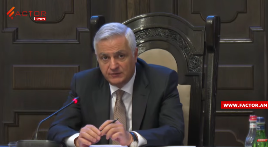 Խելքի պետք է բերենք էլեկտրոնային շտեմարանի տվյալները. Մհեր Գրիգորյան․ ՏԵՍԱՆՅՈՒԹ