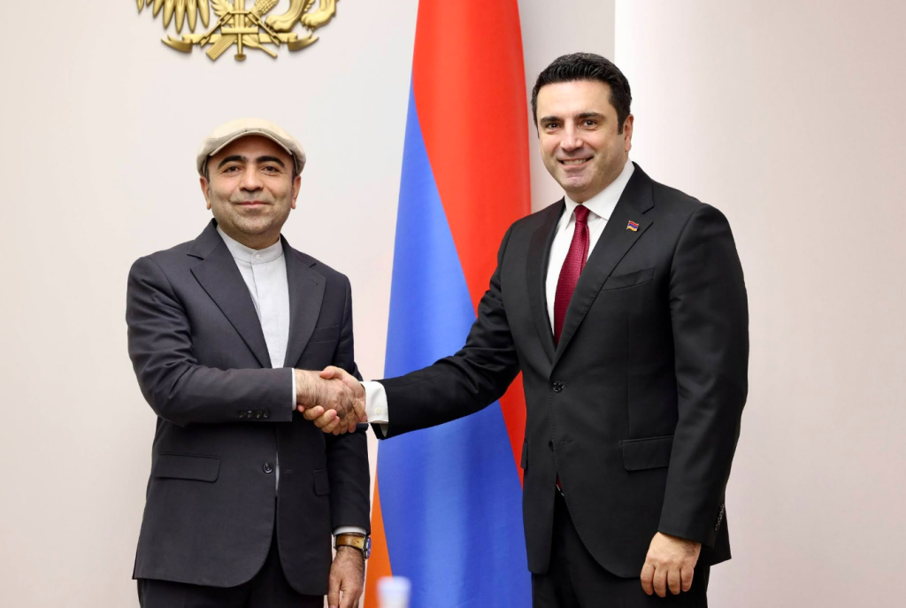 Alen Simonyan and the Iranian Ambassador discussed bilateral cooperation and regional developments