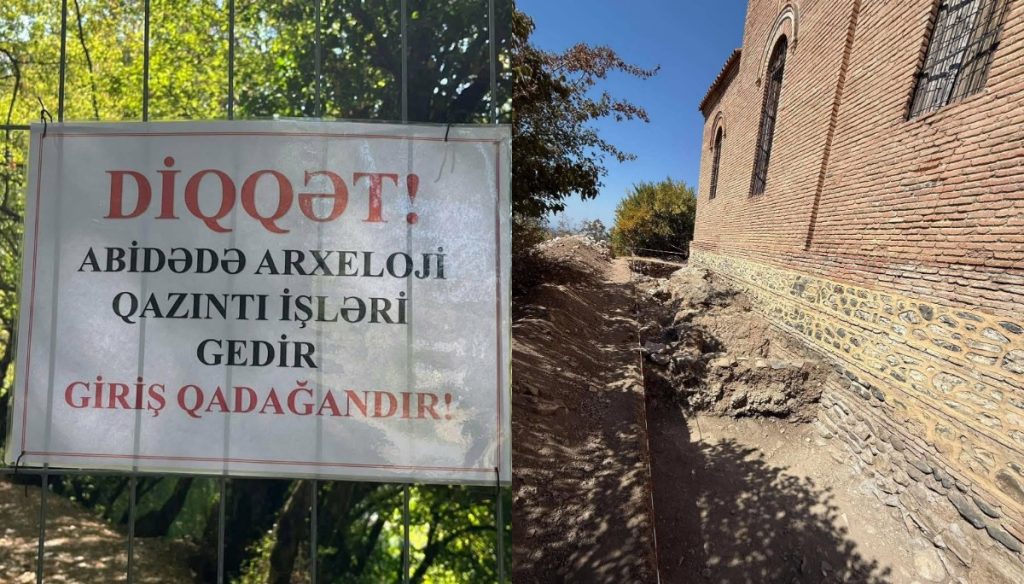 Վրաստանի Պատրիարքարանը մտահոգված է Ադրբեջանում վրաց եկեղեցում աշխատանքներով․ Բաքուն կտրուկ  արձագանքել է՝ մի կրկնեք Հայ եկեղեցու մոտեցումը