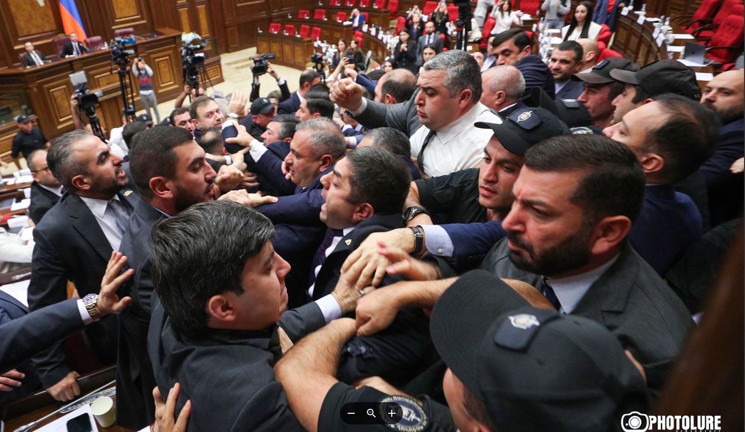 The stampede at the National Assembly, IN PHOTOS