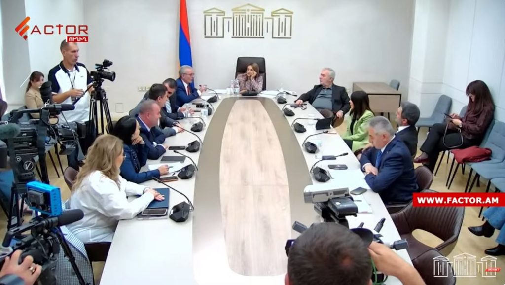 You are a guest in the committee, behave like a guest. Yeghoyan to Edgar Ghazaryan. VIDEO