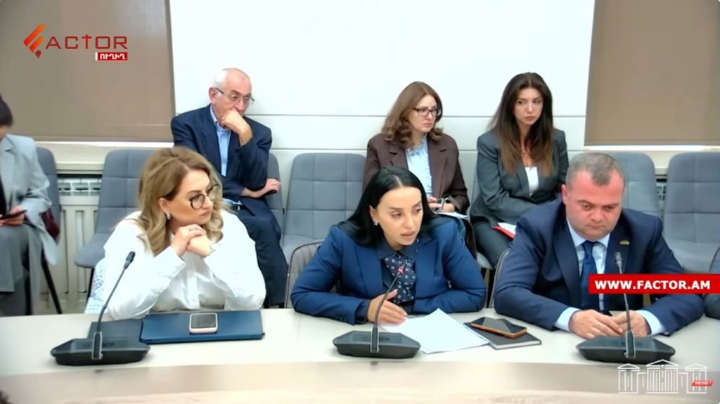 You are not capable of answering any questions. Lianna Gasparyan to the Head of the Civil Service Office. VIDEO
