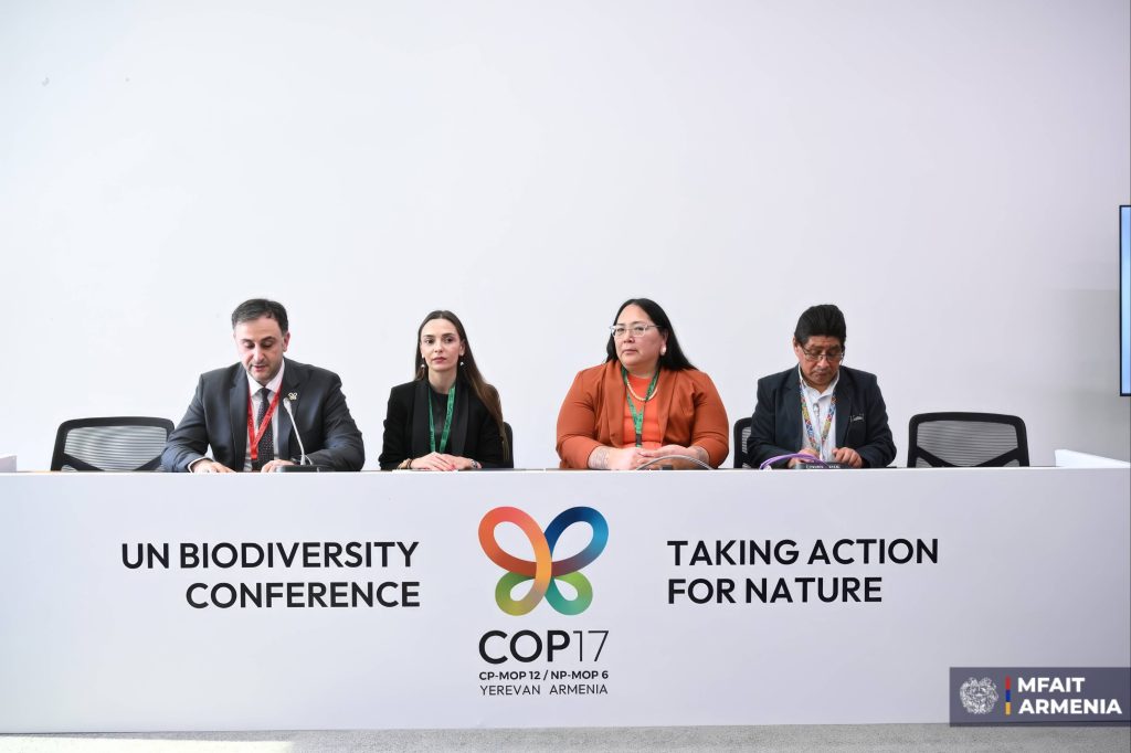 COP17-ի շրջանակում քննարկվել է ավանդական գիտելիքի դերը կենսաբազմազանության պահպանության գործում
