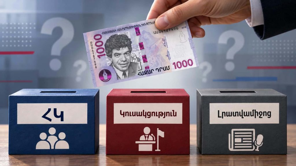 Ովքե՞ր կանցնեն կառավարության «ֆիլտրով»․ նոր ֆինանսավորման մեխանիզմ՝ կուսակցություններին, ՀԿ-ներին ու ԶԼՄ-ներին