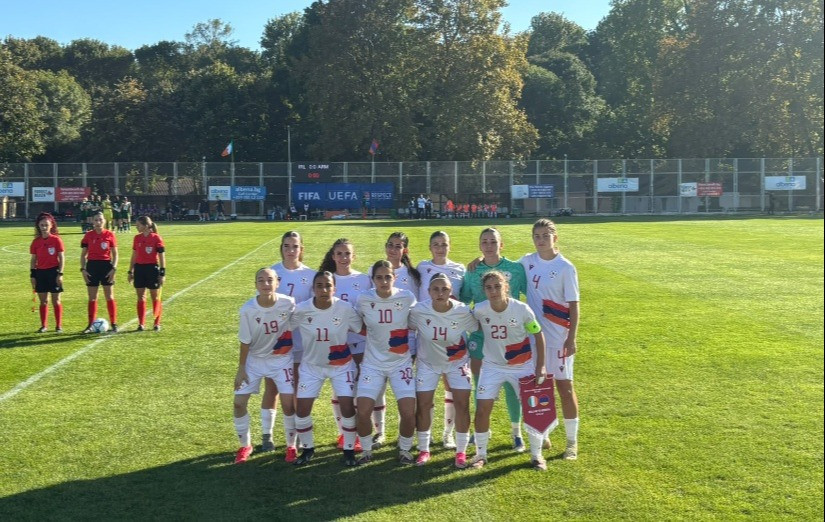 The Armenian U-19 women's team lost 0:11