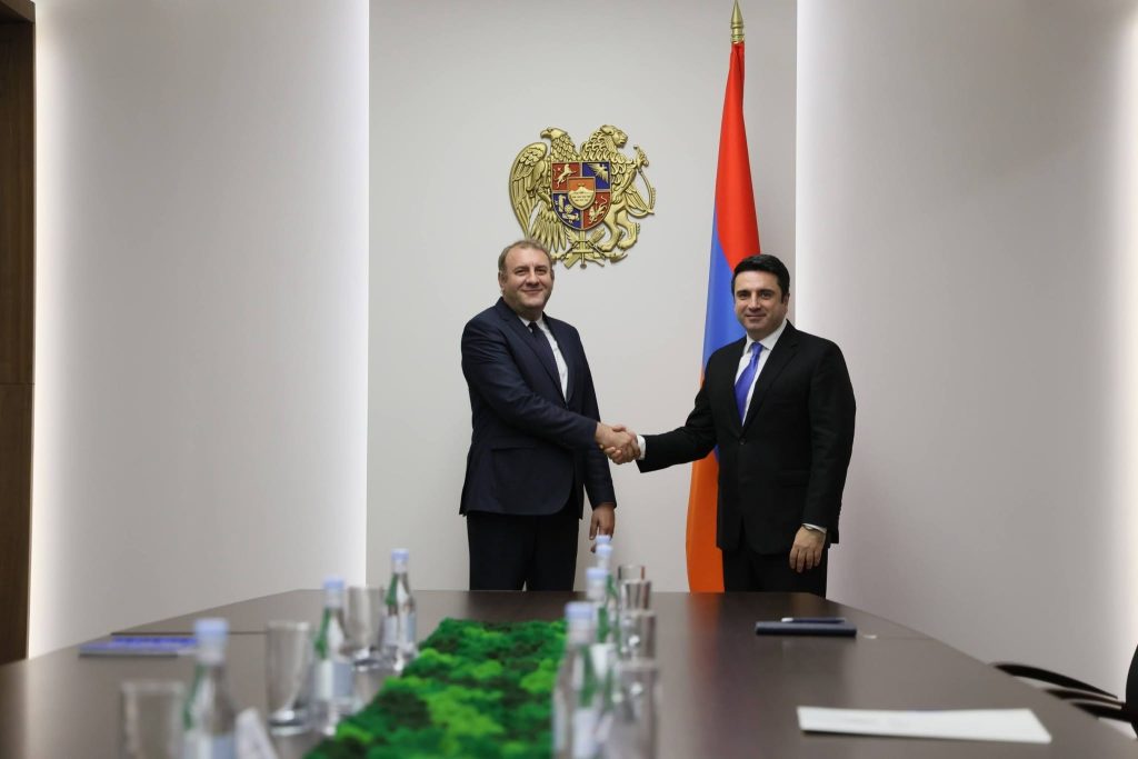 Ալեն Սիմոնյանը ԵՄ առաքելության ղեկավարի հետ քննարկել է համագործակցության հետագա հարցերը