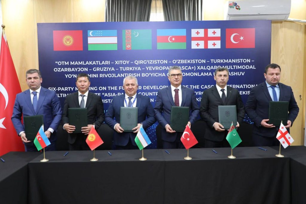 Ղրղզստանը, Ուզբեկստանը, Թուրքմենստանը, Ադրբեջանը, Վրաստանը և Թուրքիան CASCA+ միջազգային տրանսպորտային միջանցքի արձանագրություն են ստորագրել