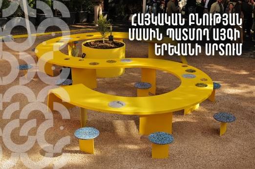 Սարյան փողոցում ապօրինի շինության տեղում նոր այգի է բացվել