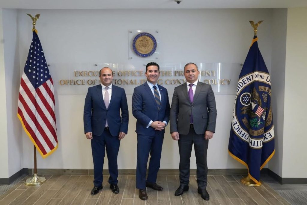 ՔԿ նախագահ Արթուր Պողոսյանը Սպիտակ տանը քննարկել է թմրամիջոցների ապօրինի շրջանառության դեմ պայքարը