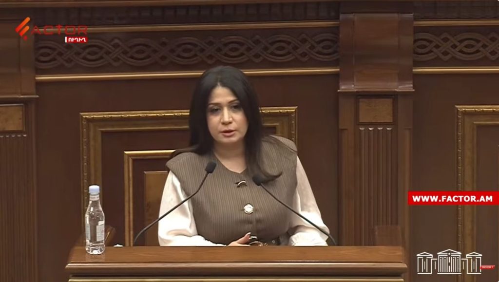 Տղամարդ պատգամավորները պետք է ներողություն խնդրեն դահլիճում գտնվող կանանցից. Նազելի Բաղդասարյան․ ՏԵՍԱՆՅՈՒԹ