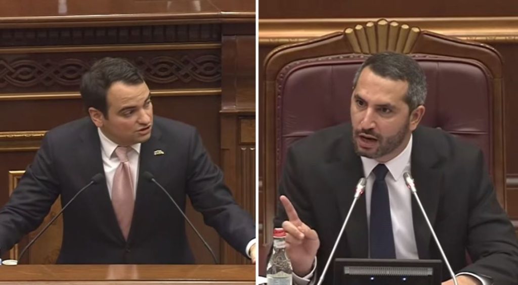 «Դուք սաղ կյանքում թուրքերենի շարադրություն եք գրել», «Խելոք պուպուի պես գրում եք», «Խառնում ես»․ լեզվակռիվ Կարապետյանի ու Ռուբինյանի միջև․ ՏԵՍԱՆՅՈՒԹ