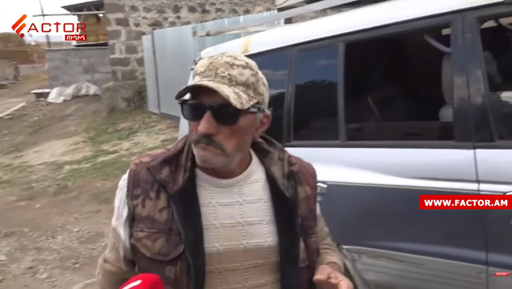 They didn't let us go forward, and we were with hunting rifles. Resident about neutralizing the Azerbaijani. VIDEO