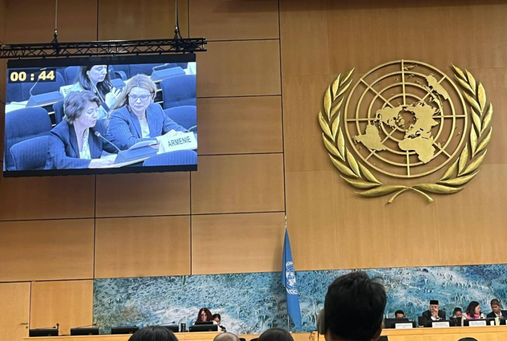 The UN Human Rights Council unanimously adopted the resolution authored by Armenia.