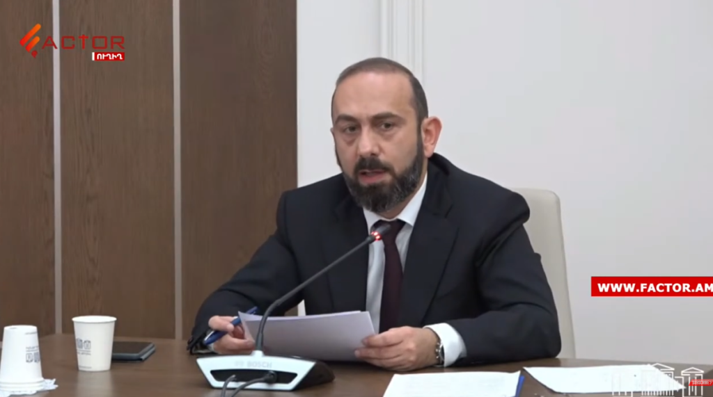 TRIPP-ով զենք-զինամթերք չի կարող անցնել, Ադրբեջանի մոտ էլ նման ըմբռնում կա․ Միրզոյան․ ՏԵՍԱՆՅՈՒԹ