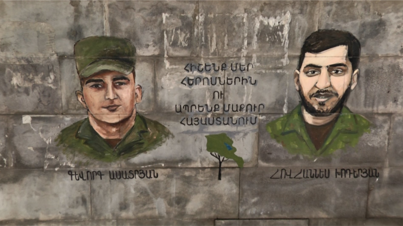 More Murals Of Fallen Soldiers Erased In Yerevan