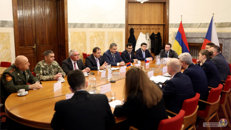 Պապիկյանն ու Չեխիայի փոխվարչապետը քննարկել են ռազմատեխնիկական համագործակցության հարցեր