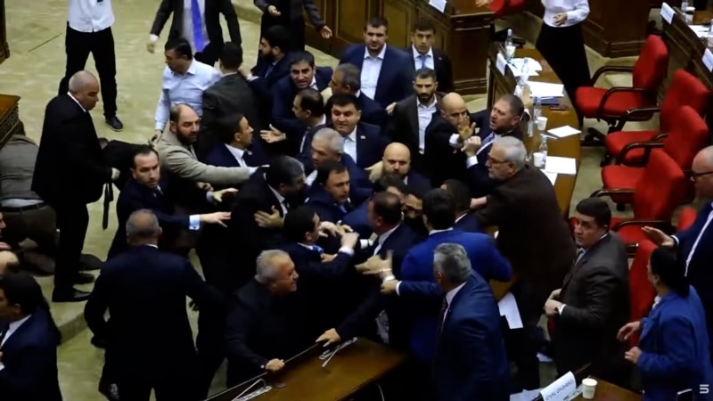 Armenian PM Praises Loyalists After Parliament Brawl