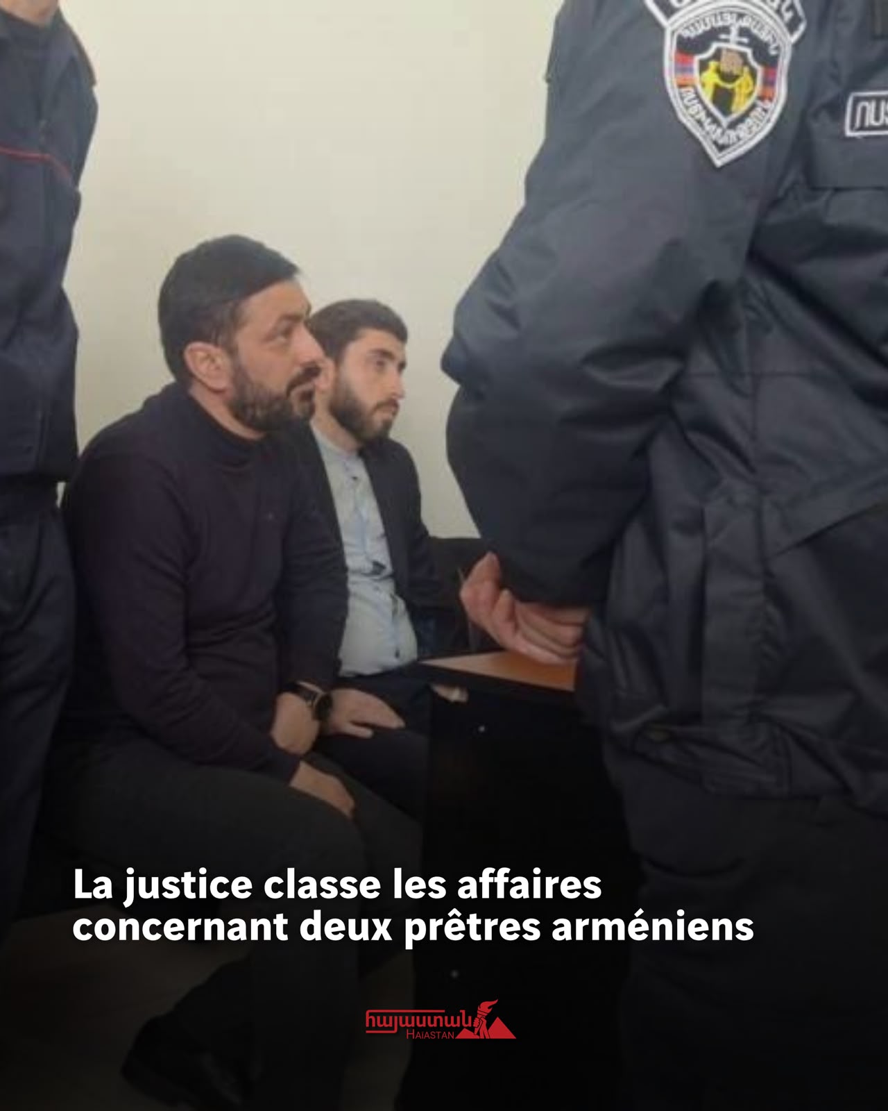 La justice classe les affaires concernant deux prêtres arméniens