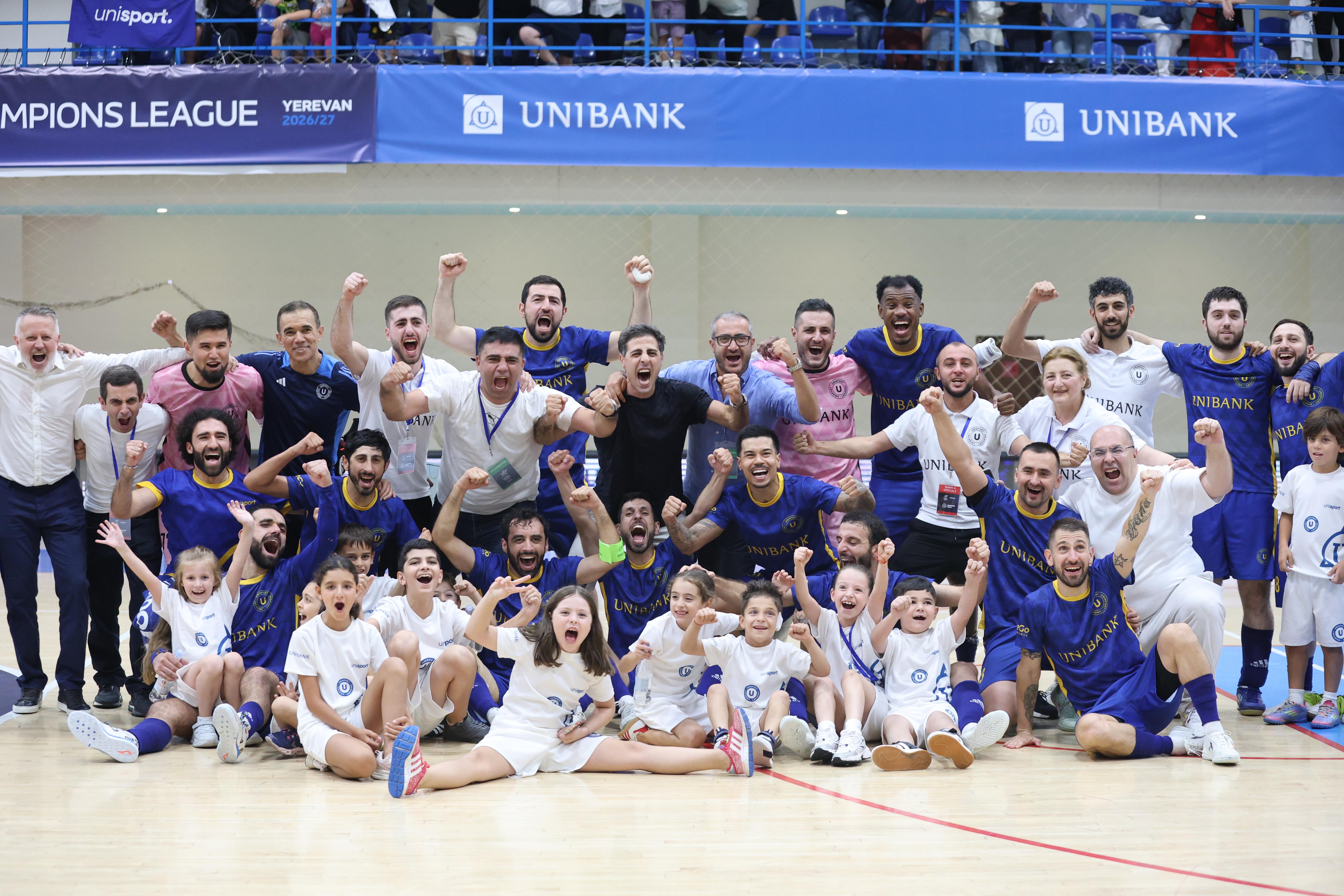 "Unisport" Advances to the Main Round of the UEFA Futsal Champions League