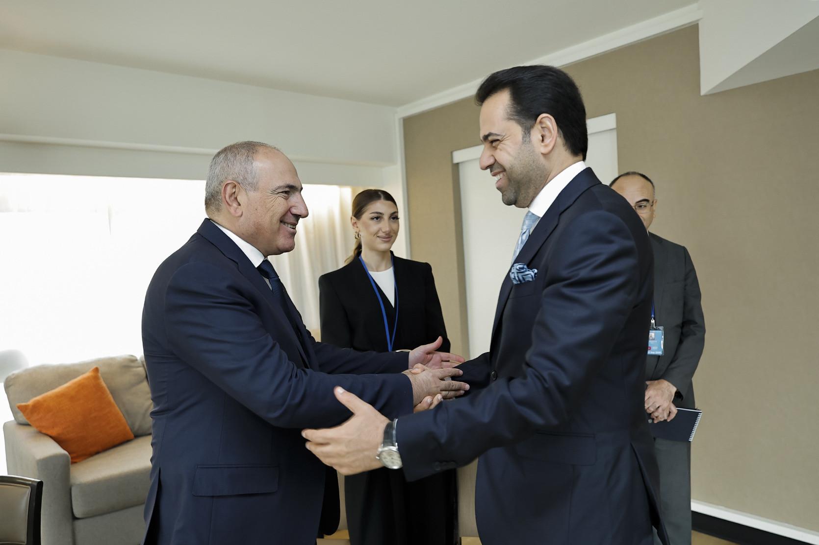 Prime Minister Pashinyan met with the Secretary General of the Zayed Prize for Human Fraternity