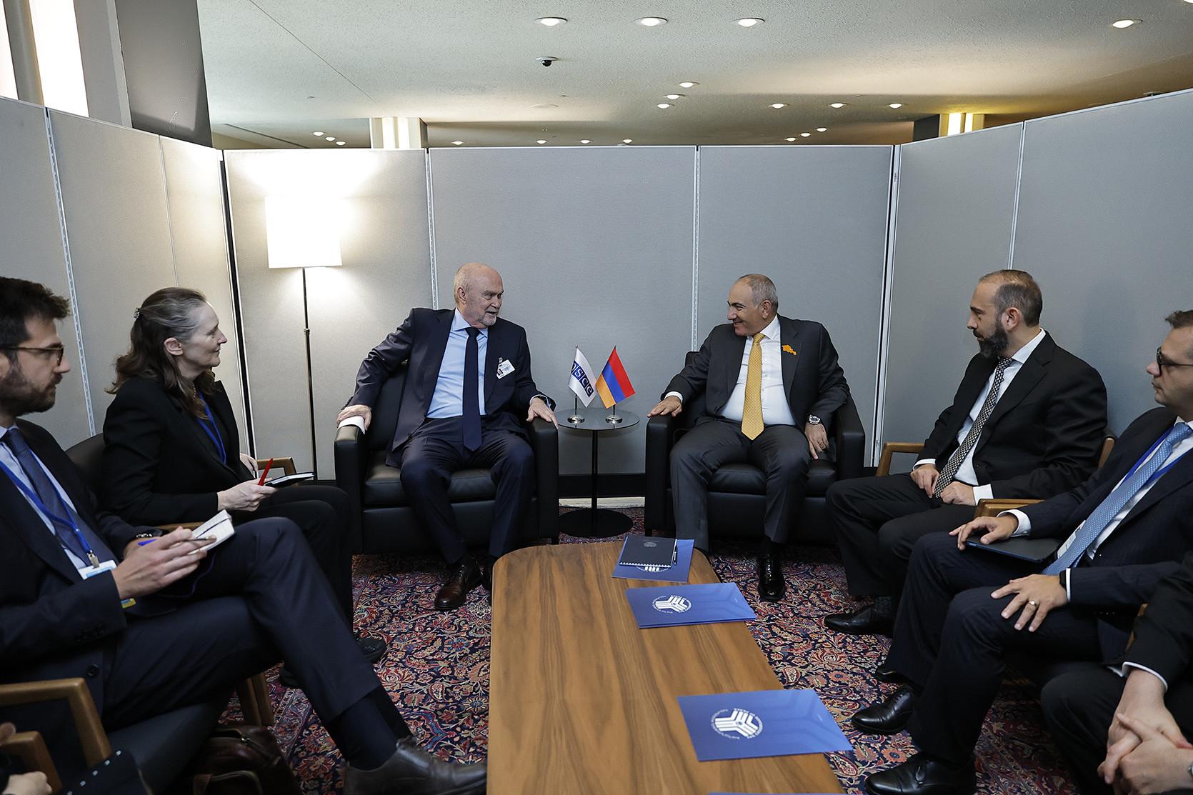 Prime Minister Pashinyan met with the OSCE Secretary General