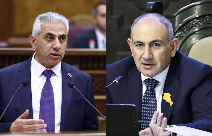 Pashinyan Files AMD Six Million Defamation Lawsuit Against Opposition Lawmaker