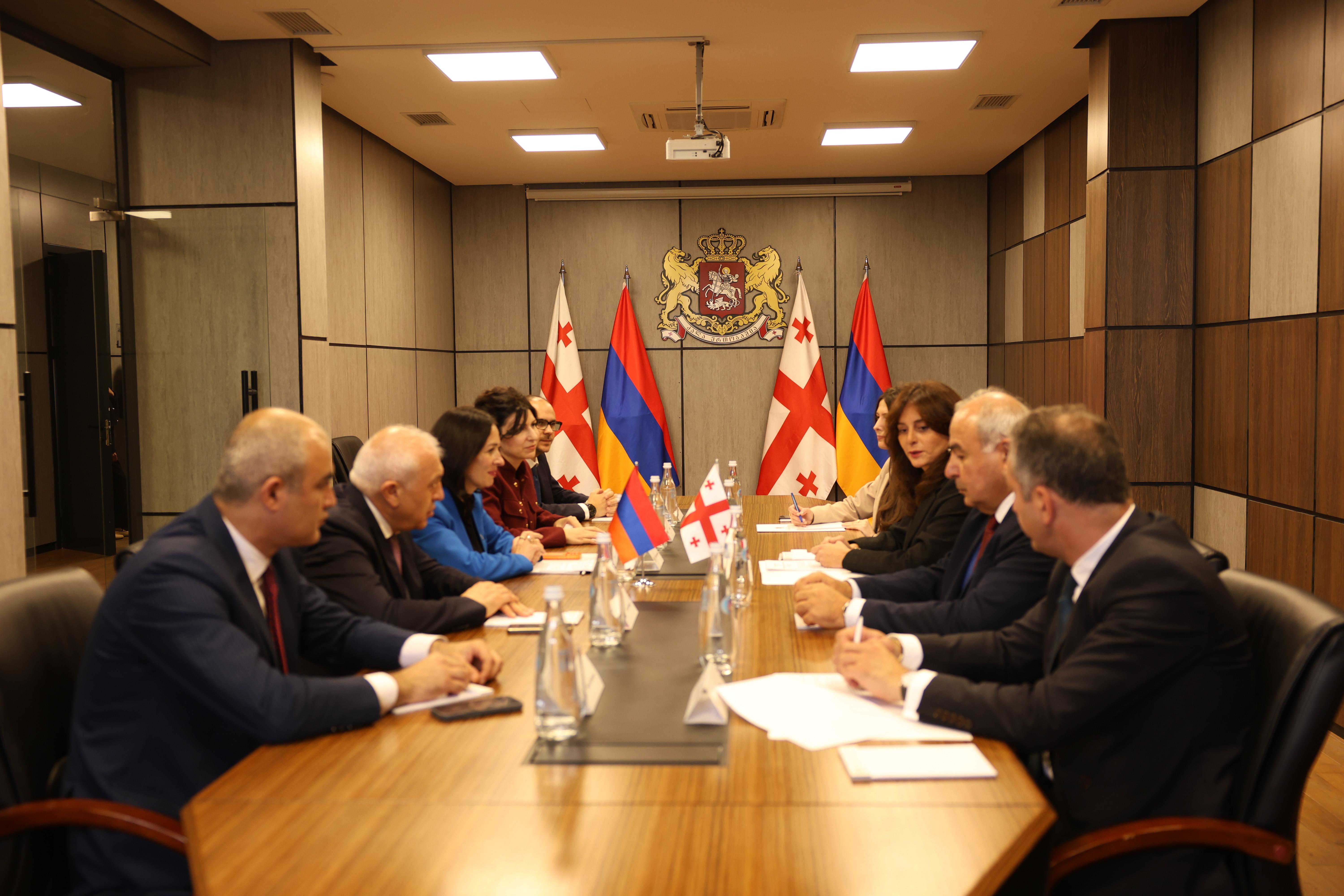 Ժաննա Անդրեասյանը հանդիպել է Վրաստանի մշակույթի նախարարին