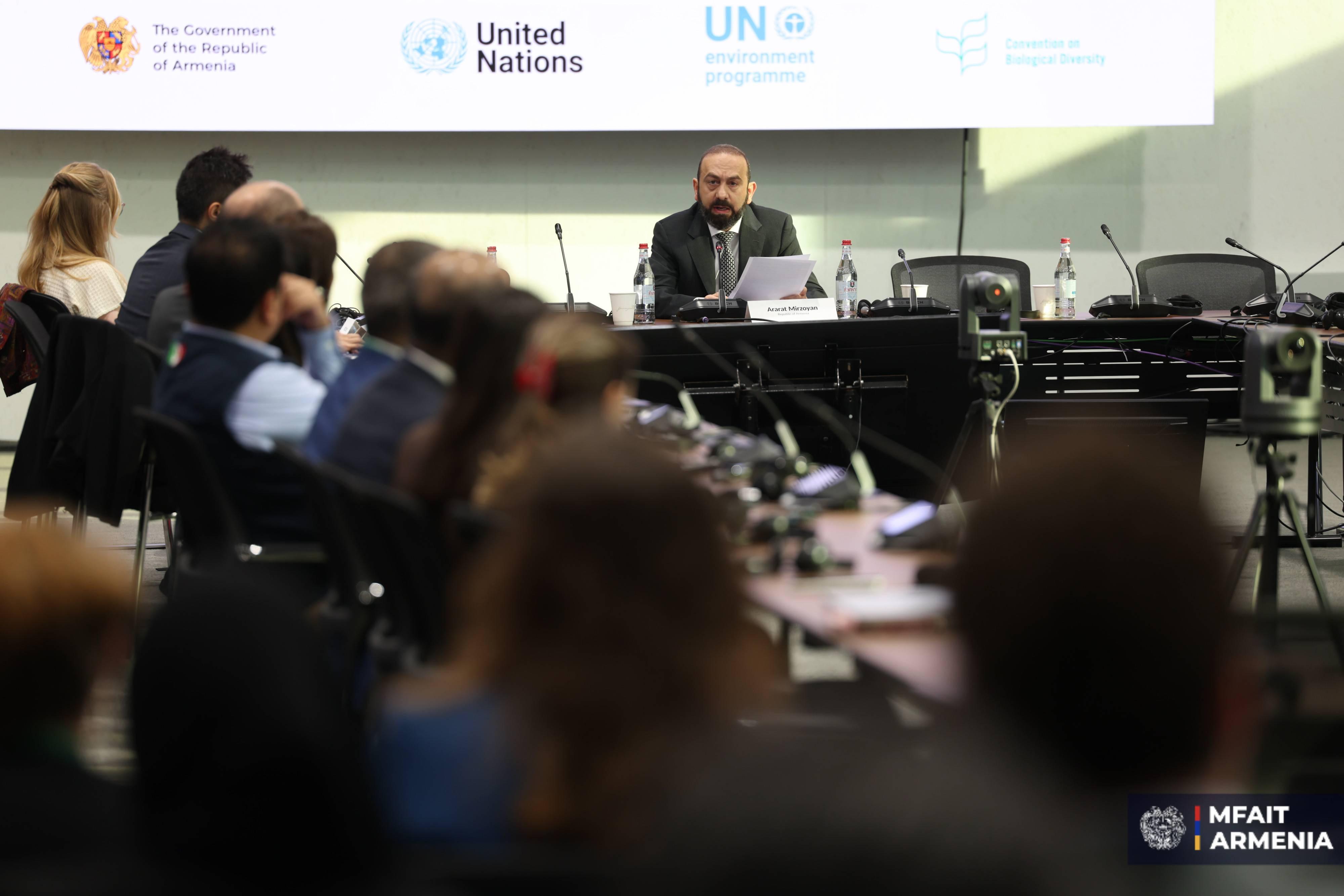 Արարատ Միրզոյանի ելույթը COP17-ի «Բիզնես և կենսաբազմազանություն» խորագրով ֆորումին