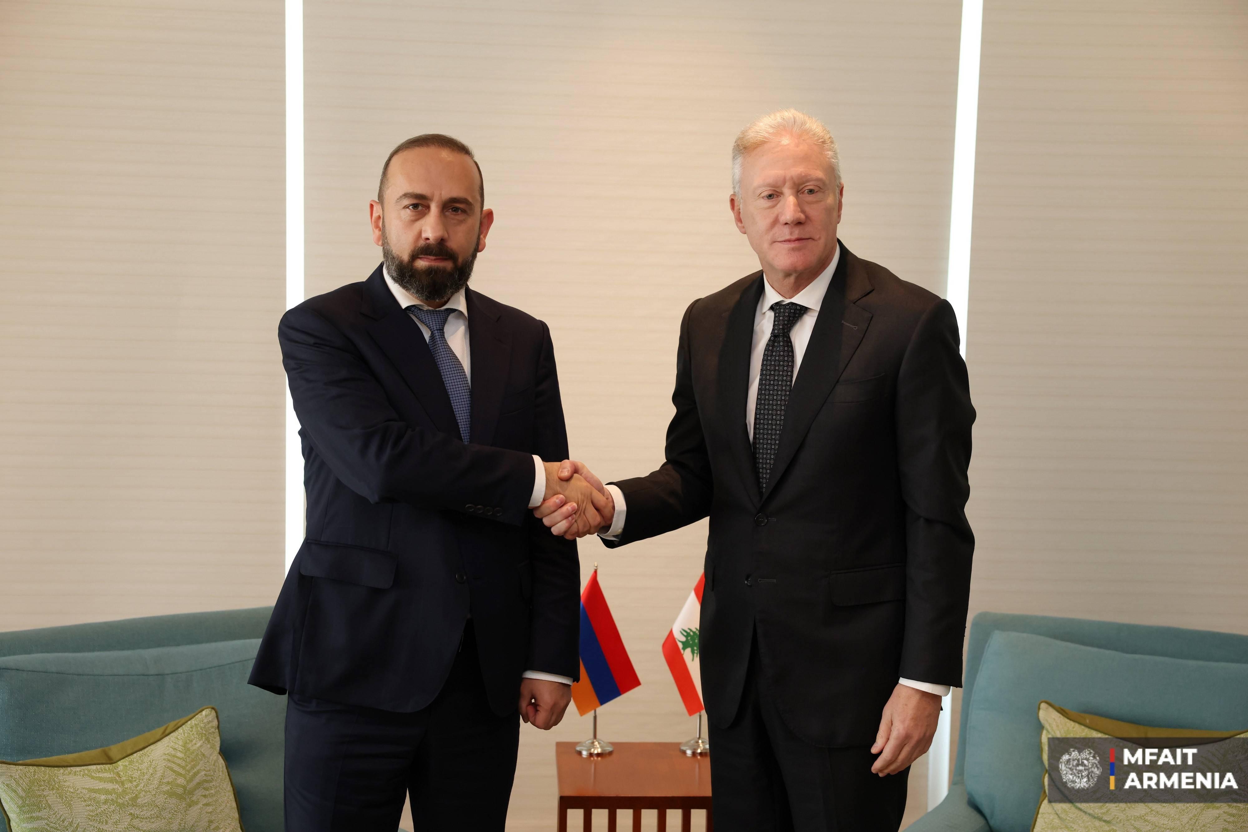 ԱԳՄԱ նախարարը հանդիպել է Լիբանանի ԱԳ նախարարին