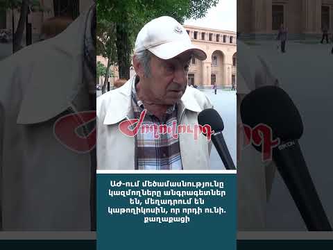 ԱԺ-ում մեծամասնությունը կազմողները անգրագետներ են, մեղադրում են կաթողիկոսին, որ որդի ունի. քաղաքացի