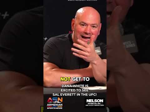 Dana White laughs after being asked if Sal Everett will be Employee of the Month 😅