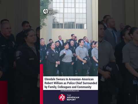 Glendale Swears In Armenian-American Robert William as Police Chief
