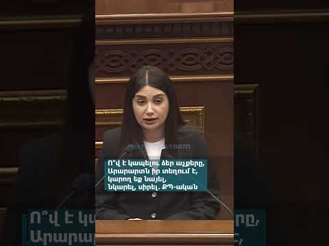 Ո՞վ է կապելու ձեր աչքերը, Արարարտն իր տեղում է, կարող եք նայել, նկարել, սիրել. ՔՊ-ական