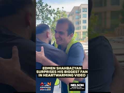 Edmen Shahbazyan SURPRISES biggest fan after UFC victory